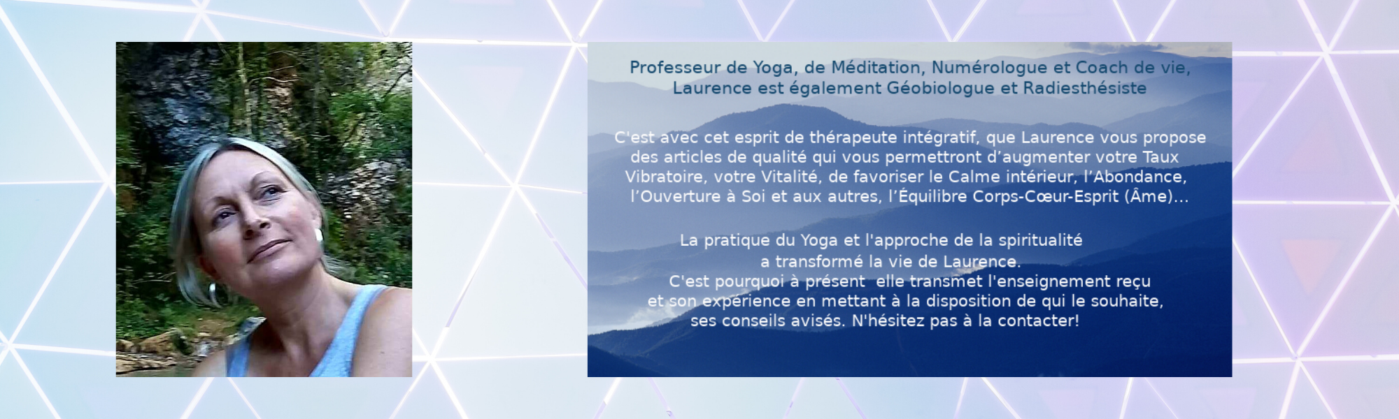 Laurence Géobiologue L'Instant Bleu