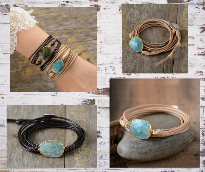 bracelet amazonite