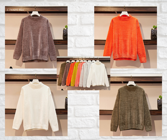 Pull chenille « Manā » Chaleur et Confort