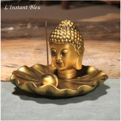 Porte-Encens « Bouddha Śākyamuni » en céramique