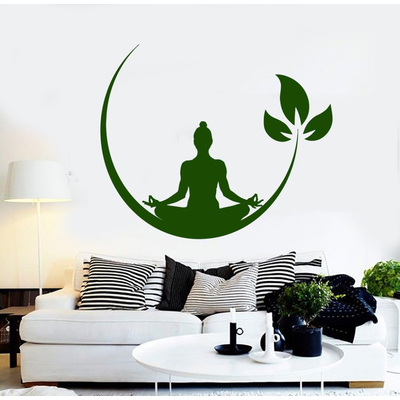 Sticker mural « Bouddha Méditation »