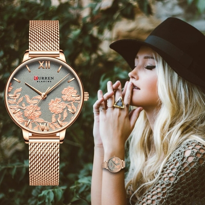 Montre casual « Lāliṃā » Esprit Bohème