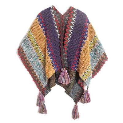 Poncho de style Boho-chic « Svārociṣa »