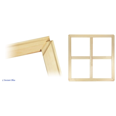 Châssis nus en bois facile à monter pour Toile de Tableau