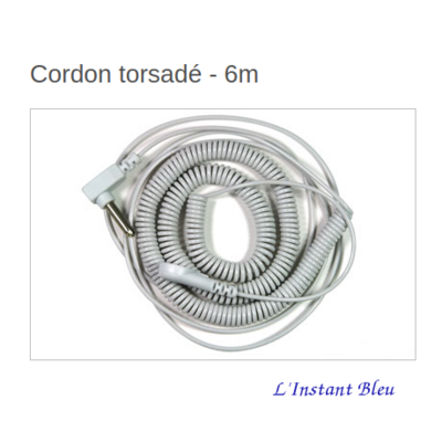 Cordon torsadé « Earthing » 6m
