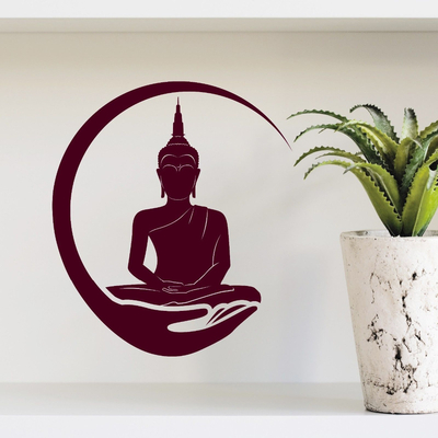 Sticker mural « Bouddha Śākyamuni »