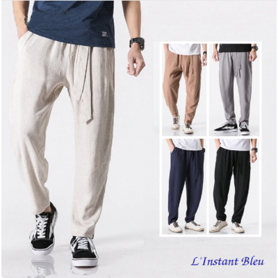 Pantalon de Yoga « Macao » en Coton naturel