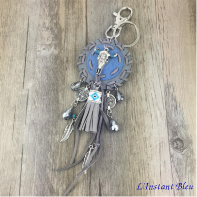 Bijou de Sac Porte-clefs « Buffalo » Esprit Bohème