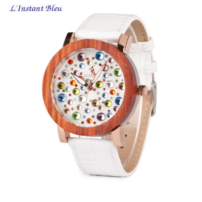 Montre Boho « Asha » en Bois de Santal
