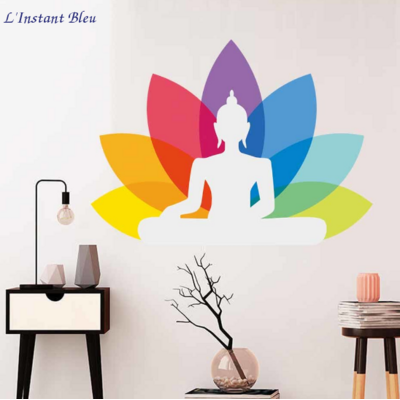 Sticker mural «Bouddha Śṛṅga » 7 Chakra