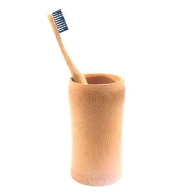 Brosse à dents anti-bactérienne et Gobelet «  Gaṇgesh  » en Bambou naturel