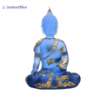 Statue «Bouddha Bleu» assis - 16cm-1.1