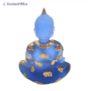Statue «Bouddha Bleu» assis - 16cm-3.1