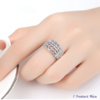 Bague Vintage «Darśhana » en Argent et Zircons de couleurs-4