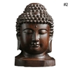 16-5-cm-Chinois-En-Bois-Sculpt-Moiti-D-mon-T-te-Statue-Moiti-Shakyamuni-Bouddha