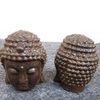 16-5-cm-Chinois-En-Bois-Sculpt-Moiti-D-mon-T-te-Statue-Moiti-Shakyamuni-Bouddha