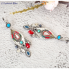 Boucles d’Oreilles Bohèmes «Lokāḥ» Esprit du Monde-6