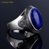 Bague Bohème « Bangalore » en Argent et Lapis Lazuli-5.1