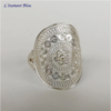 Bague Ethnique « Miaō » Esprit bohème – en Argent-6.1