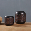 Vintage-En-Bois-Bougie-B-ton-Titulaires-Lampe-En-M-tal-Lanterne-Bougies-Ferforje-Sel-de