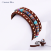 Bracelet Ethnique « Dakṣā » Esprit Bohème en Cuir végan-4.1