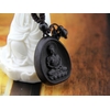 Personnalit-cl-de-voiture-pendentif-bois-mode-noir-Amitabha-bouddha-sculpture-palissandre-bouddhiste-porte-cl-s