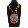 Long collier ethnique «  Rajpal » style Bohème-2