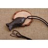 Pendentif Ethnique Tibétain « Yāmunā » en Bois poli-12