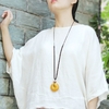WEIYU-Vintage-Simple-collier-pendentif-rond-Imitation-Beewax-paix-boucle-ethnique-collier-pour-les-femmes-la