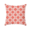 Rose-vivant-corail-Orange-oreiller-Polyester-housse-de-coussin-toile-de-mer-rayure-imprimer-encore-oreiller