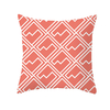 Rose-vivant-corail-Orange-oreiller-Polyester-housse-de-coussin-toile-de-mer-rayure-imprimer-encore-oreiller