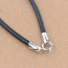 BALMORA-Real-925-en-argent-Sterling-noir-en-cuir-bricolage-cordon-colliers-pour-hommes-femmes-Couple