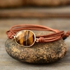 Haut-de-gamme-hommes-foulard-de-t-te-pour-femme-Bracelet-oeil-de-tigre-Punk-amiti