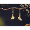 Boucles d’oreilles Bohème Ginkgo «Sōḥa»-3.1