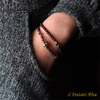 «Sḥabdā» Double Bracelet bohème en Grenat-2.1