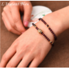 «Sḥabdā» Double Bracelet bohème en Grenat-11.1
