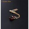 Boucles d’oreilles Bohème « Śḥankarī » en Or et Grenats almandin-2.1