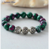 Bracelet Tibétain « Vāyu » Blue Spirit  - en Jaspe Océan-3.1