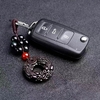 Porte-cl-s-rond-en-obsidienne-naturelle-Style-chinois-brillant-bouton-de-s-curit-pour-voiture