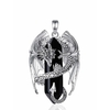 Pendentif  « Nāgarāja » Dragon Spirituel, en Obsidienne -1