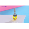 Charms Fantaisie : 7 Charms Argent, Perle ou Cristal- Miel