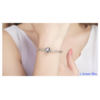 Bracelet en Argent, Fermoir cliquet, Maille Serpent - 4 modèles- Fleur Nirvana