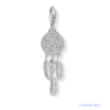 Charm «  Turīya », Attrape-rêves  en Argent-1png