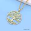 Pendentif « Akash »  Arbre de Vie - Argent ou Or-9