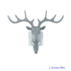 Patère-Porte-Bijoux « Cītal » tête de Cerf- Gris