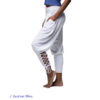 Pantalon de Yoga-Pilate « Sohane »- Blanc 1