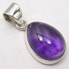 Muiltiple-Choix-Cari-International-SOLIDE-Argent-Naturel-CABOCHON-VIOLET-Am-thystes-Pierre-DAMES-Pendentif-2-5
