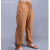 Pantalon de Yoga « Vulcano » en Lin- Camel-2
