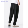 Pantalon de Yoga « Macao » en Coton naturel- Noir 3