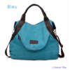 Grand sac « Gandhi »  style Bohème-chic- Bleu azur